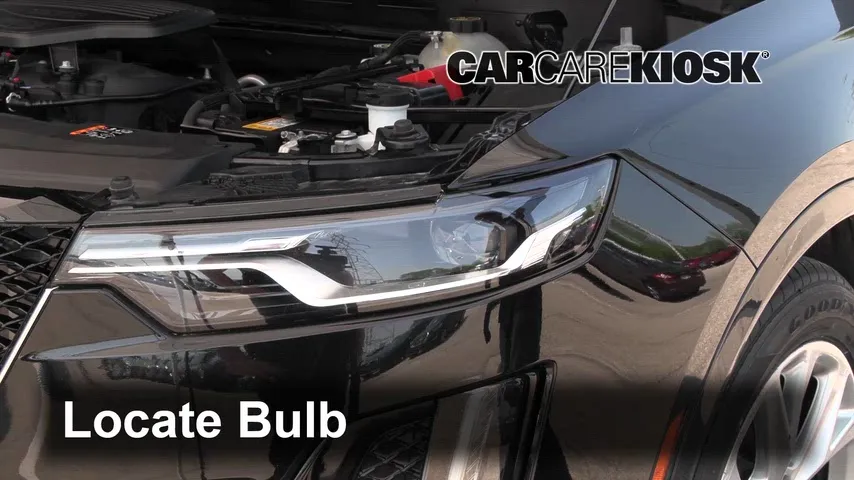 2020 Cadillac XT6 Sport 3.6L V6 Éclairage Feux de route (remplacer l'ampoule)